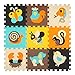 Meiqicool Baby Crawling Mat Puzzle Play Foam Tiles Non Toxic Playmat Floor Mats for Tummy Time,P010G