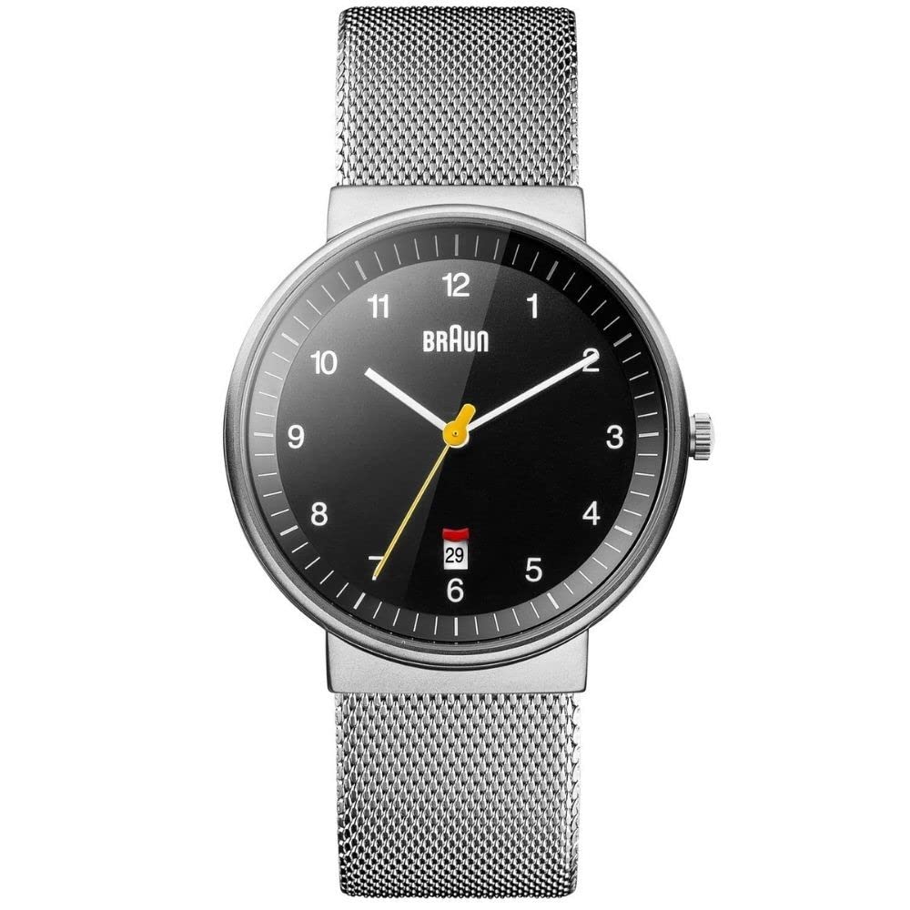 Braun Unisex-Adult Watch, Analogue Classic Display and Strap BN0032BKSLMHG