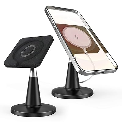 Buy Superone Compatible With Iphone 12 Magsafe Stand Holder Cradle Designed For Official Apple Magsafe Wireless Charger And Compatible With Iphone 12 Pro Max 12 Pro 12 12 Mini Black Online In Switzerland B08nw73cqb