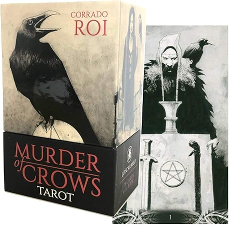 Amazon タロットカード 78枚 タロット占い マーダー オブ クロウズ タロット Murder Of Crows Tarot 日本語解説書付き 正規品 カードゲーム トランプ おもちゃ