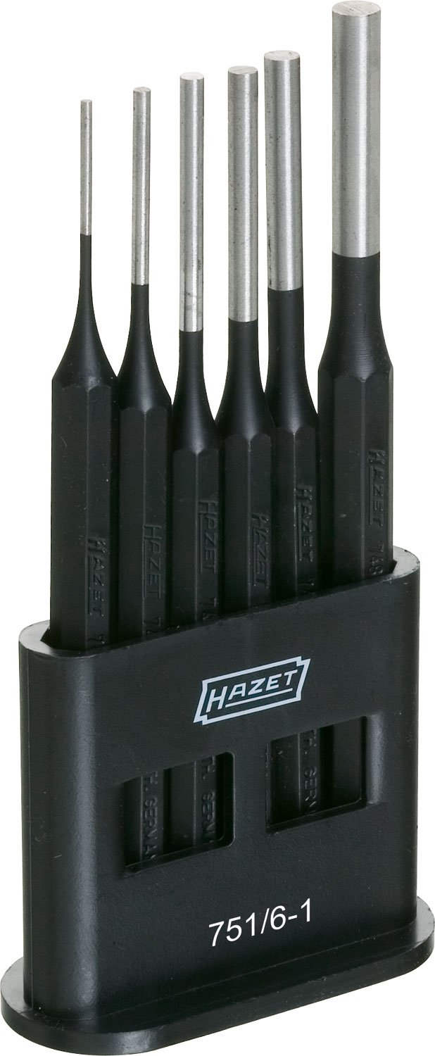 HAZET 751/6-1 Drift Pin Set - Multi-Colour