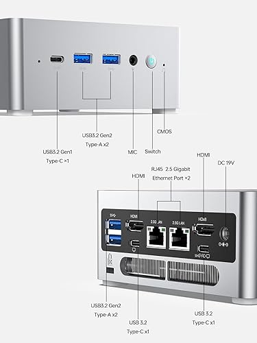 MINISFORUM Mini PC NAB6 Intel Core i7-12650H,10 Cores 16 MINISFORUM Mini PC NAB6 Intel Core i7-12650H,10 Cores 16