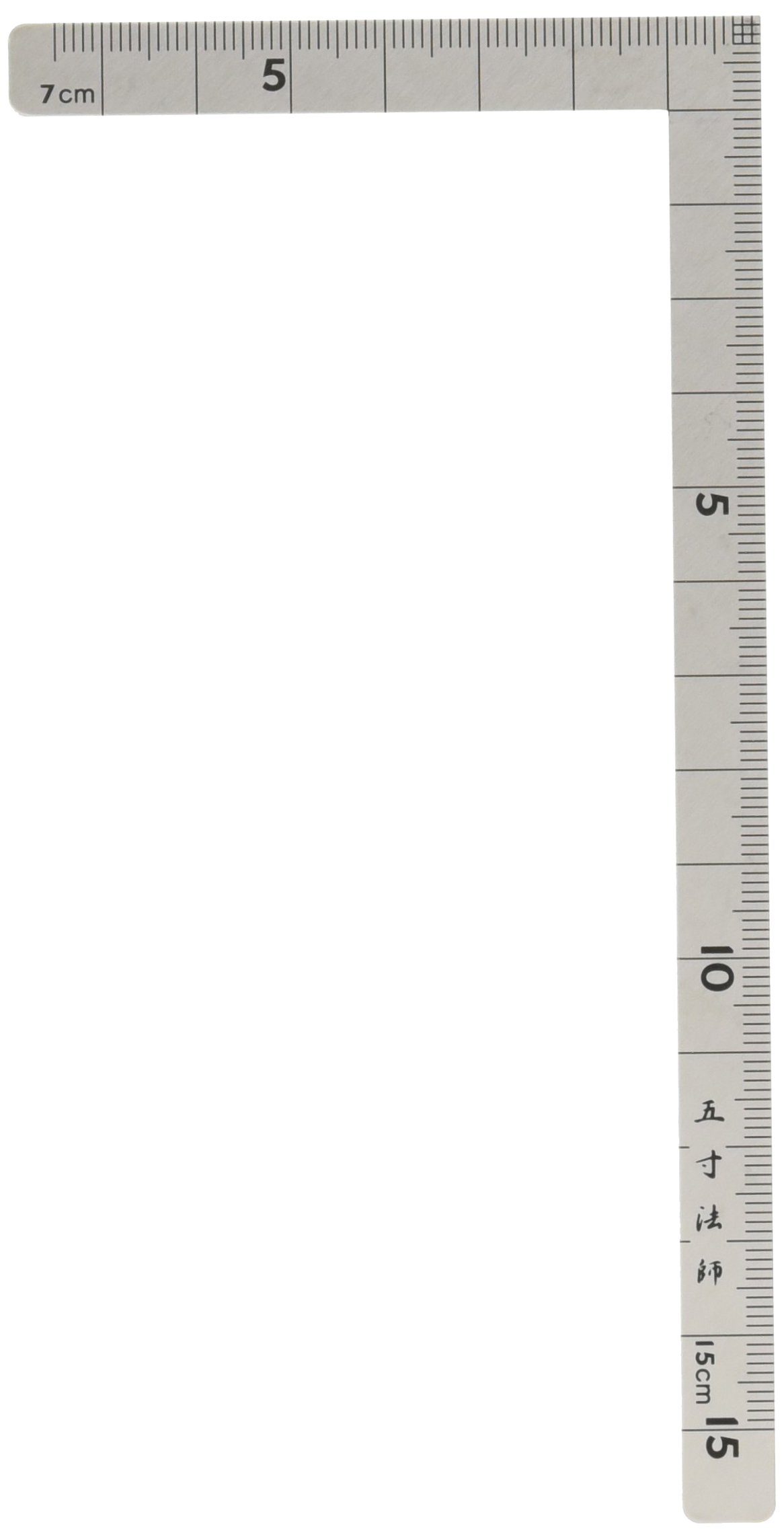シンワ測定 (Shinwa Sokutei) 12103 15x7.5cm Silver Stainless Steel Ruler — image 1
