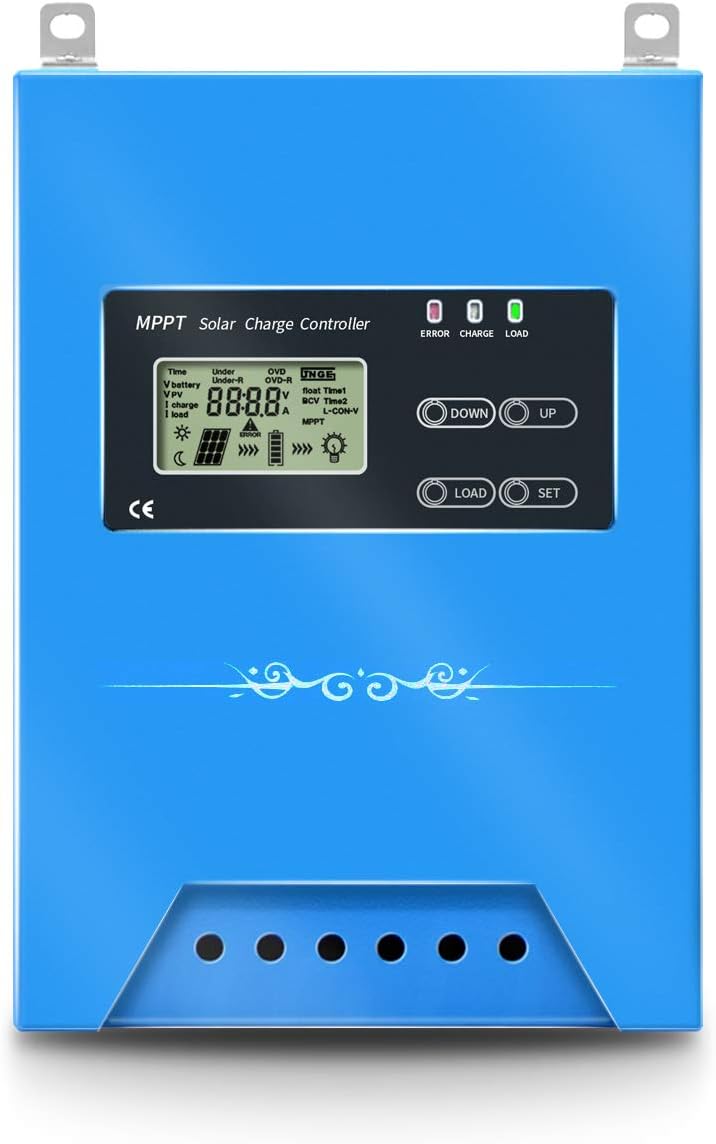 iSunergy 50A MPPT Solar Charge Controller 12V/24V/48V Auto Working Buck Solar Panel Battery Regulator Maintainer with LCD Display for Solar Panel Battery Overload Protection : Garden & Outdoor