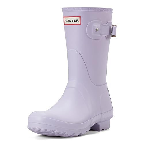 Hunter Women's Original Short Rain Boots, Light Purple, 10