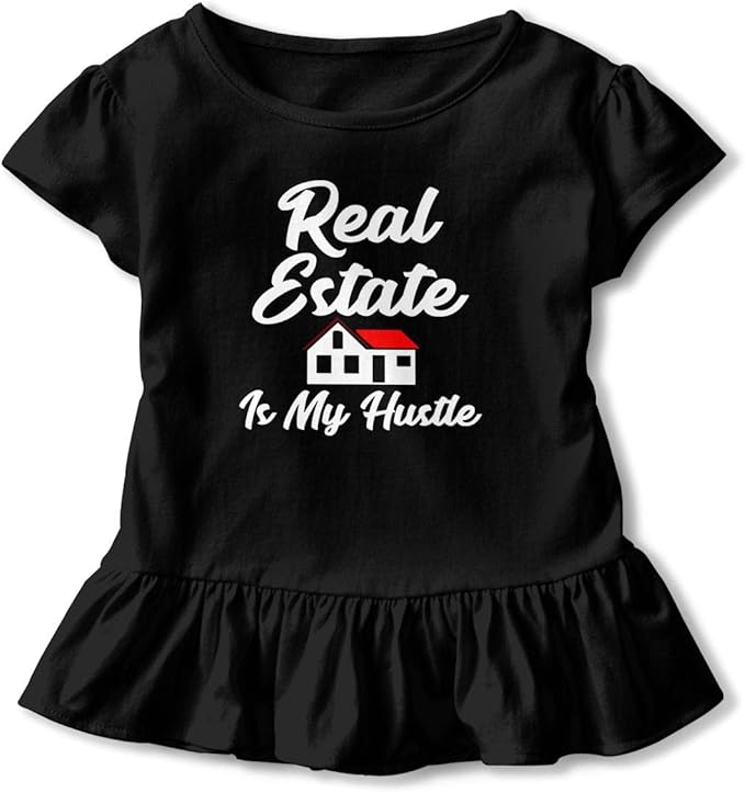 Amazon Com Real Estate Is My Hustle Toddler Baby Girl Ruffle