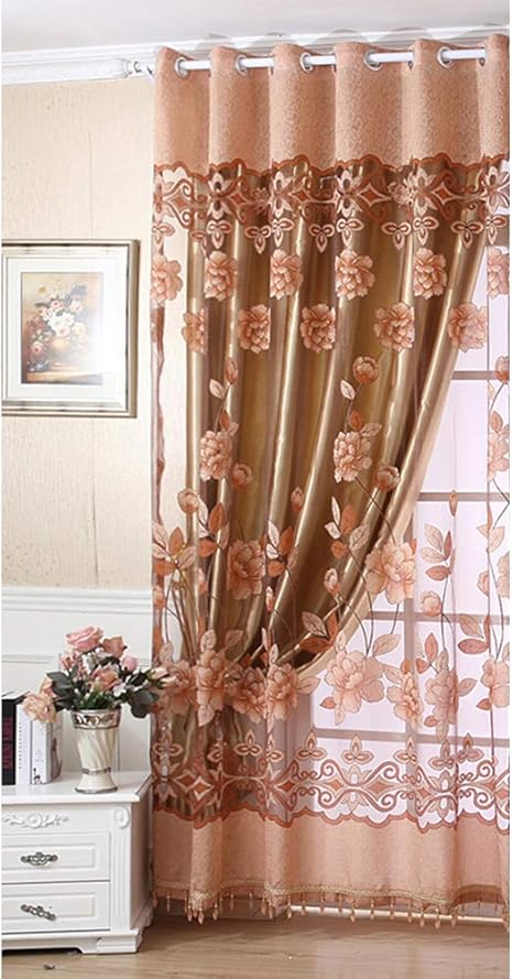 Amazon Kswd ウィンドウカーテン 遮光 カーテン処理 2層 プリンセススタイル 女の子の寝室 床から窓まで ロマンスクロス ボイル ワンピース 健康 380x270cm 567 180 849 ラグ カーテン ファブリック オンライン通販