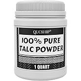 Qucship Fine Talc Powder for Tires, Crafts and Paint Projects, 1 Quart | Fine mineral powder supports smooth dusting, controlled mixing and practical use across garage and craft tasks.