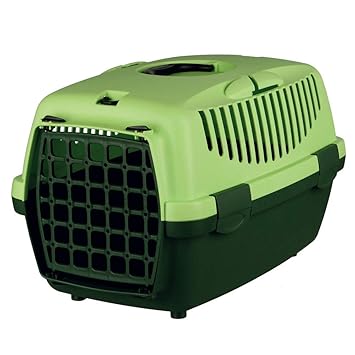 Trixie Capri I Hard Shell Pet Carrier, Dark Green/Pastel Green