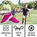 Kids Athletic Tennis Shoes - Little Kid Sneakers with Girl and Boy Sizes Fucshia Size 4 Big Kid (Fucsia - 36) 4.5 M US