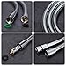 HOMEIDEAS 71-Inch Shower Hose Extra long Non-Toxic PVC Flexible Handheld Shower Head Hose Handheld Showerhead Sprayer Extension