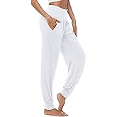 AvaCostume Women's Loose Yoga Harem Workout Pants with Pockets