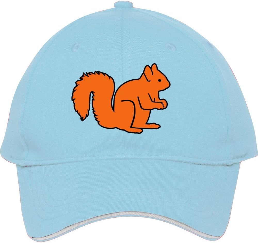 Male/female Casual Squirrel Baseball Hat Adjustable Snapback Sport Cap