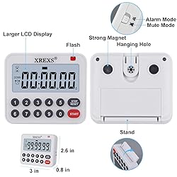 XREXS Digital Kitchen Timer Magnetic Countdown Up