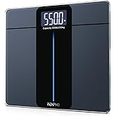 RENPHO 550lb Scale for Body Weight, Digital Bathroom Scale with Large LED Display, Big Platform Weighing Machine with Extra-High Capacity, Most Accurate to 0.05lb, 13x11.8in, Core 1L