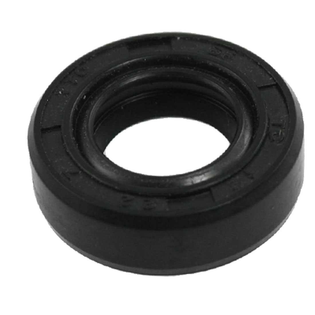 sourcing map Spring Loaded Metric Rotary Shaft TC Oil Seal Double Lip 12x22x7mm