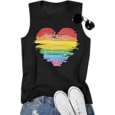 Gay Pride Shirts Women Rainbow Graphic Tee Love Wins T Shirt LGBT Equality Shirts Casual Summer Short Sleeve Tops