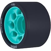Riedell Radar Halo Roller Skate Wheels, 4 Pack | 59mm X 38mm, Indoor Performance Derby Wheels, H-Shaped Hub for Edge Control and Grip, Lightweight Neothane Urethane