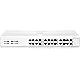 HPE Networking Instant On Switch Series 1430 24-Port Gb Unmanaged Layer 2 Ethernet Switch | 24x 1G | Fan-Less | US Cord (R8R49A#ABA)