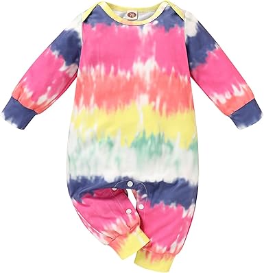 tie dye romper baby