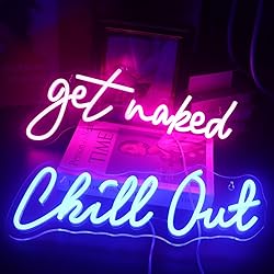 QiaoFei Led Get Naked Neon Sign Letters USB Powered