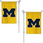 Desert Cactus University of Michigan UM Garden Flag – 19 x 12 inch Michigan Wolverines Banner, For Outdoor Display and Events (Design F)