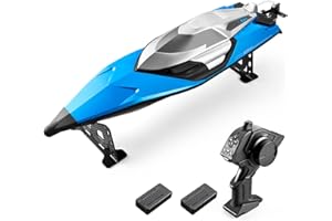GoolRC RC Boat Remote Control Boats 70km/h High Speed 2.4GHz RC Boat Toy Gift for Kids Adults Boys Proportional Throttle Caps