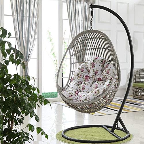 Thick Padded Bed Recliner Relaxer Chair Seat Cove Hanging Egg Hammock Chair Pads, Swing Hanging Basket Seat Cushion, Thicken Hanging Egg Hammock Chair Pads Waterproof Chair Seat Cushioning For Patio G