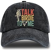 Rofiowa Golf Theme Adjustable Washed Cotton Baseball Cap - Funny Retro Trucker Hat Gift for Men Women Golf Lovers and Fans