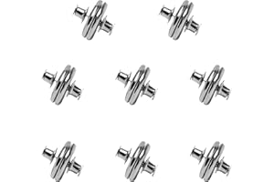 FarwenC 8pairs Curtain Magnets Closure,0.98" Double Sided Magnetic with Strong Heavy Magnets Curtain Magnets Clips,Curtain Weights Magnets with Back Tack-Prevent Light Leaking
