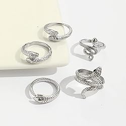 Harry and Henry Snake Ring Jewelry Adjustable