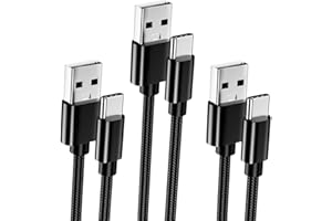 USB C Cable 3.3FT, USB to Type C Cable 3A Fast Charging Cable Braided Data Cord for iPhone 17/16/15 Pro Max Plus, for Samsung