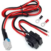 Kymate 4-pin 12AWG DC Power Supply Cable for Yaesu Radio FT-450D FT-891 FT-991-A FT950 FTDX-1200 Kenwood TS-480 TS-590SG TS-890s Icom IC-7000 IC-7200 IC-7600 IC-7300 Alinco DX-SR9T Vertex