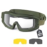 VOZAPOW Airsoft Goggles Anti Fog with ANSI Z87.1