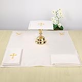 TALPGOD 4 Pack Altar Supplies Linen Corporal for