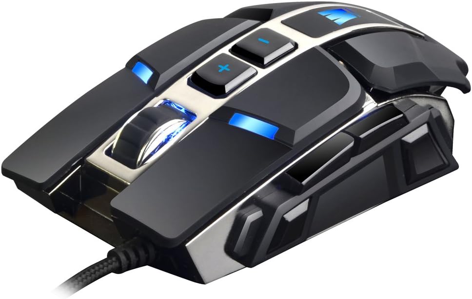 WASDKEYS Laser Gaming Mouse, anthrazit