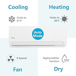 Winado 9,000 BTU Mini Split Air Conditioner