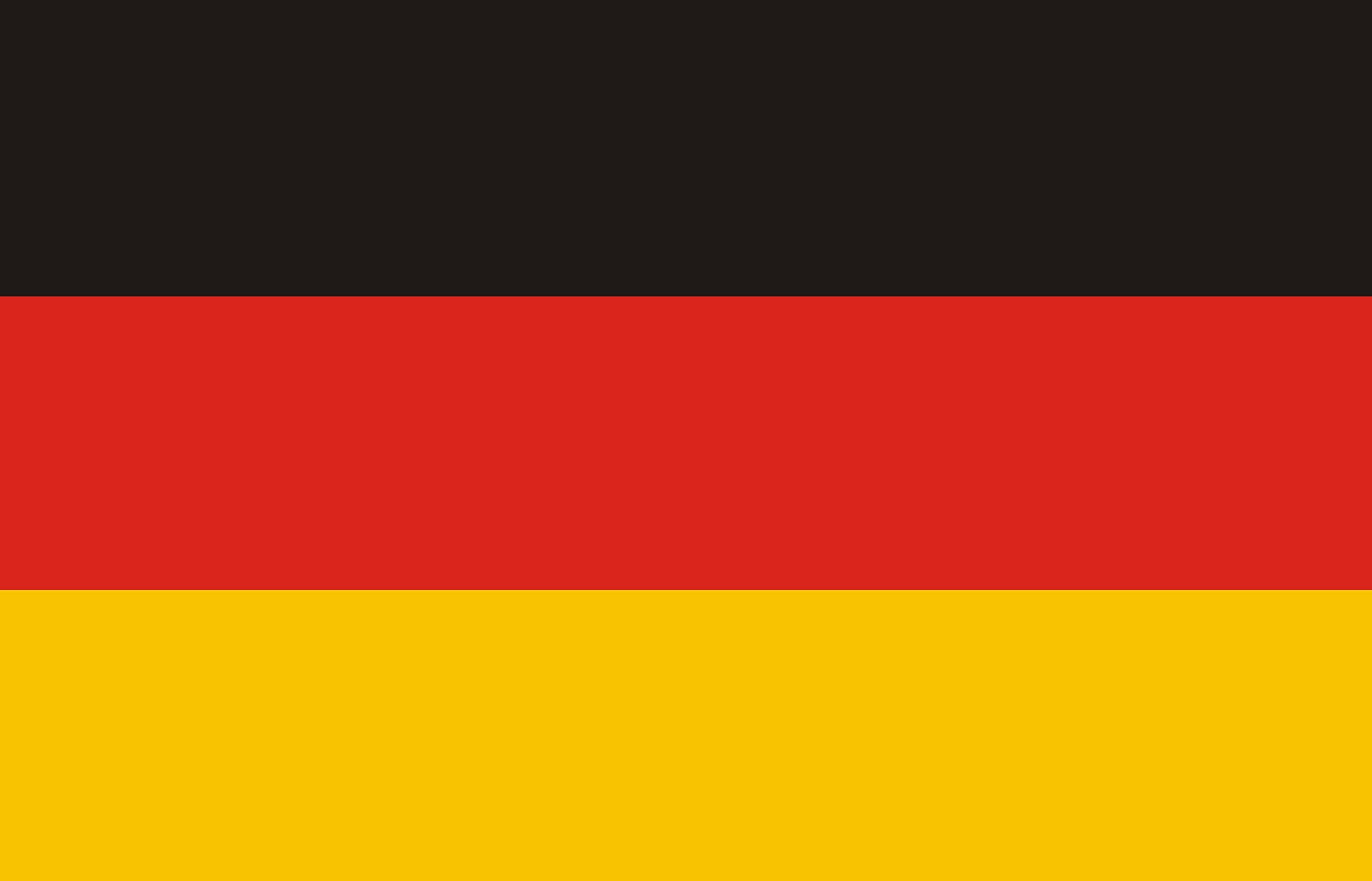 Etaia 21/12.8 Car German Flag Stickers without Crest Federal Republic of Germany 12 x 8 cm