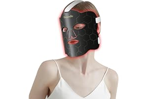 DEVOWELLTE Red Light Therapy for Face,660nm & 850nm Combination Band LED Face Light Therapy, Soft Light Therapy Face at Home