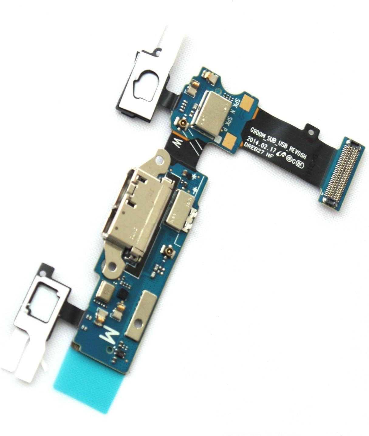 New USB Charger charging Port Dock Mic Microphone flex Cable For Samsung Galaxy S5 G900M USA Cell Phones Parts