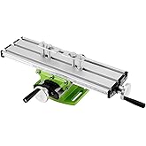MUKLEI 12.2 Inches Milling Machine Worktable, Multifunction Mill Working Table, X-Y Axis Milling Machine for Mini Drill and D