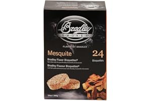 Bradley Smoker BTMQ24 BTMQ24-Flavor Bisquetttes-Mesquite 24Pk
