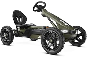 BERG Pedal Kart Rally Cherokee | Children's Vehicle, Pedal Kart with Adjustable seat, with Freewheel, Children's Toys Suitable for Children Aged 4-12 Years