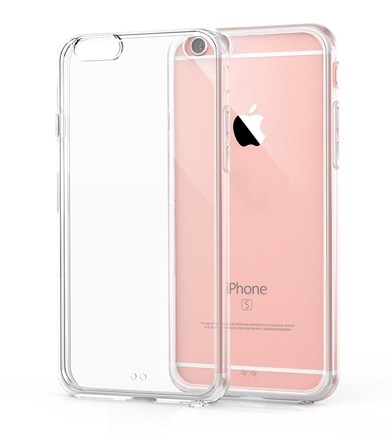 iPhone 6s bumper IPhone 6 transparent case Slim crystal clear silicone cover Premium TPU Soft Rubber Silicone Durable shock Bumper protection waterproof protective [Support Wireless Charging]