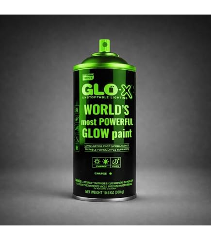 Amazon.com: Ultimate Green Glow In The Dark Spray Paint Pack! Neon
