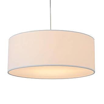 Lámpara colgante, lámpara colgante de techo SPARKSOR, pantalla de tela