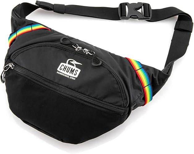 Amazon チャムス ボディバッグ メンズ レディース Chums スプリングデール ファニーパック Ch60 3072 Blackrainbow ワンサイズ Chums チャムス ウエストバッグ