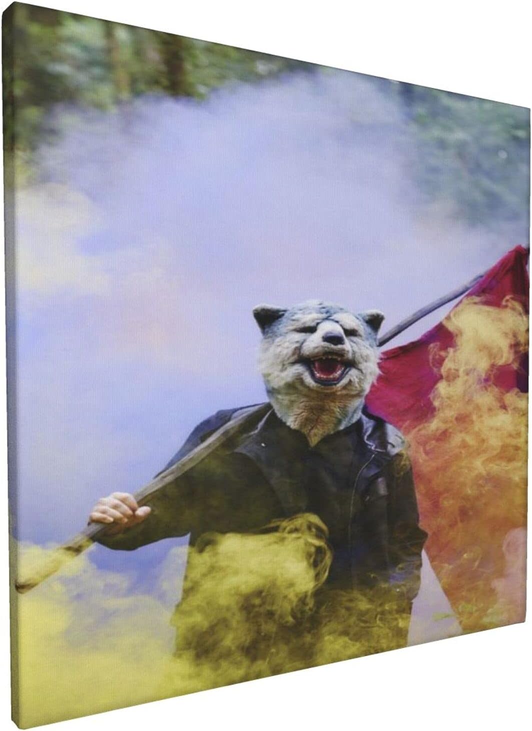 Amazon 21新款 Man With A Mission アートパネル インテリア ポスター イラスト 高精細ジークレープリント画 モダン ポスター アートキャンバス 装飾画 フレームなし キャンバス 絵画 アートボード モダン絵画 飾り絵 おしゃれ かわいい 人気 ファッションポスター