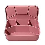 AROCFTIE Silicone Bento Box, 4 Compartment