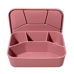 AROCFTIE Silicone Bento Box, 4 Compartment